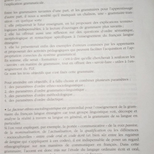 French grammar used, Universite de Paris III, 278 pages
