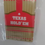 Texas Hold'em playing cards new