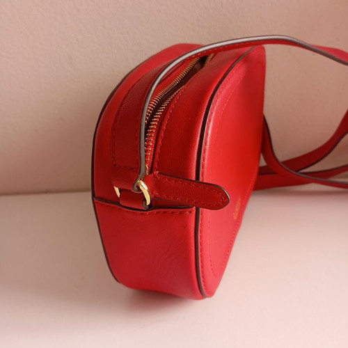Ralph Lauren leather crossbody bag new, dark red