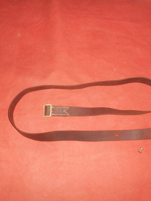 Leather soldier's sling 1940-41 WWII Greek Army used