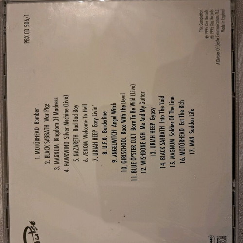 Metal music collection 3 CDs used