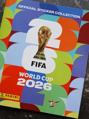 Άλμπουμ αυτοκόλλητων Panini World Cup 2026 καινούργιο