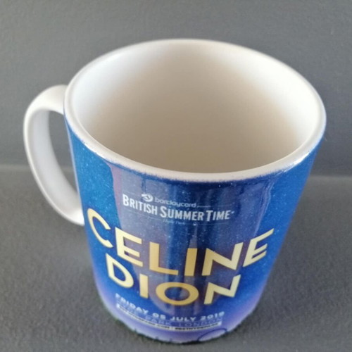 Celine Dion collectible mug like new