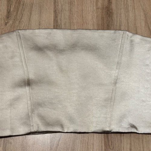 Zara corset like new, beige-champagne velvet, size L