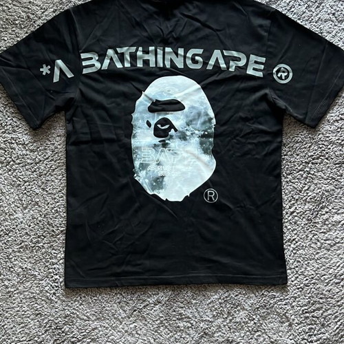 BAPE Moon Ape Head Tee brand new, size M, black