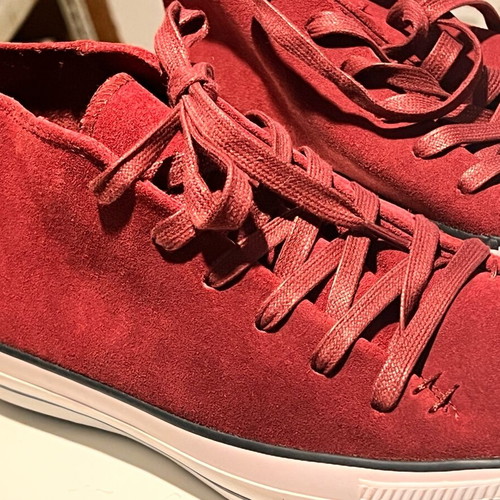 Converse All Star Mid burgundy new, suede leather