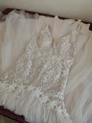 Φόρεμα Shein καινούργιο, άσπρο και μπεζ, μέγεθος XL