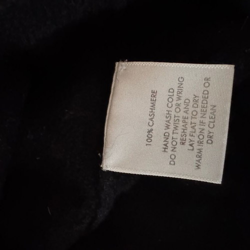 Cashmere sweater White + Warren size L like new, black and grey