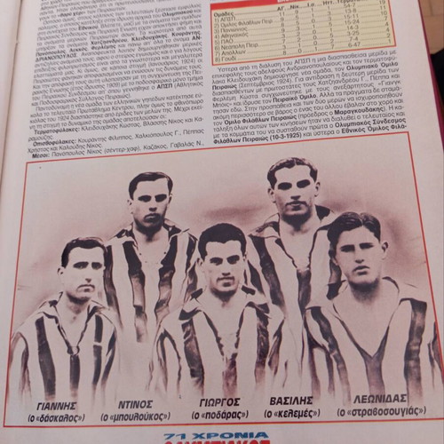 The History of Olympiakos two-volume book like new, hobby