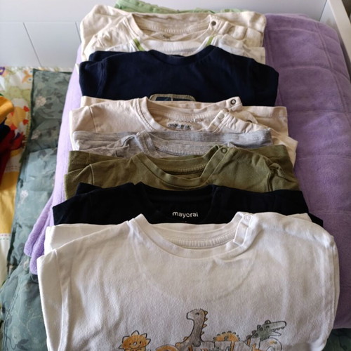 Boys' used clothes for 2-3 years old, multicolored