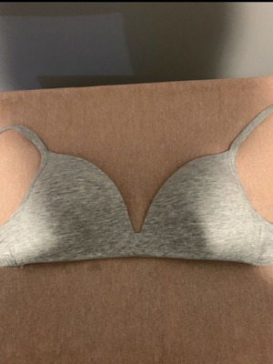 Tezenis bra new, gray, non-padded size 70B
