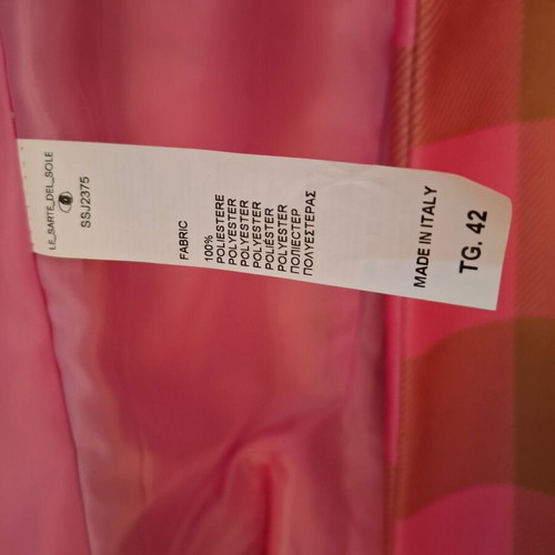 Le Sarte Del Sole coat new, pink and beige, size XL