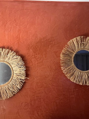 Σετ διακοσμητικών καθρεφτών τοίχου Boho στυλ σαν καινούργιο