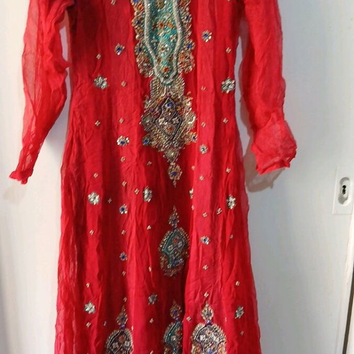 No Stress dress red size S like new
