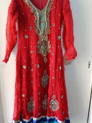 No Stress dress red size S like new