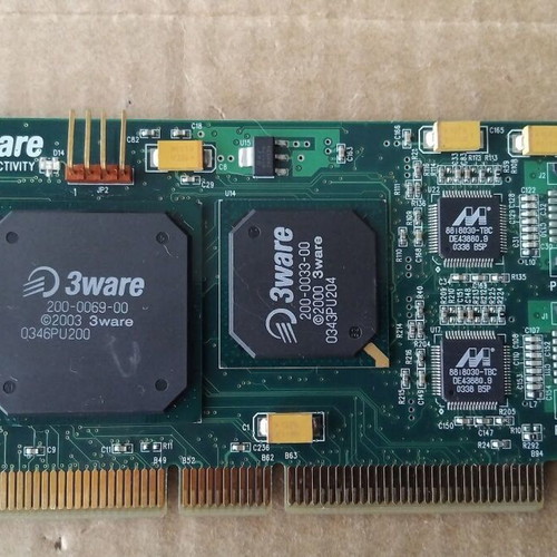 3ware Escalade 8506-4LP 4-Port SATA PCI-X RAID Controller Card used
