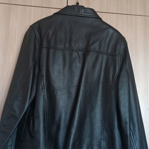 Catamaran genuine leather women's jacket like new, black, size XL