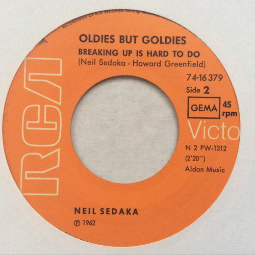 Neil Sedaka Happy Birthday Sweet Sixteen vinyl single used, pop