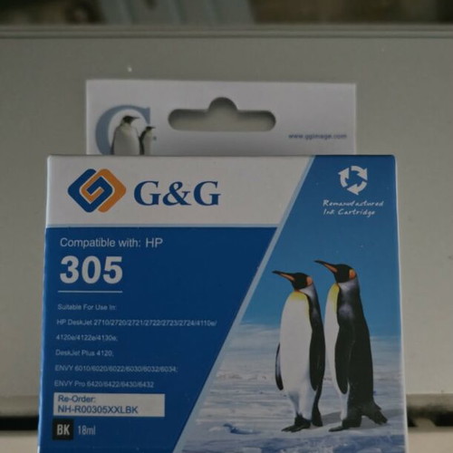 HP 305 XL Black Ink Cartridge new, 18ml, high capacity
