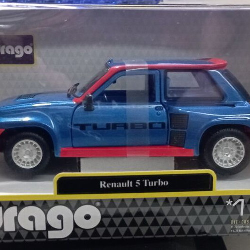 Αυτοκινητάκι Burago Renault 5 Turbo καινούργιο, κλίμακα 1:24