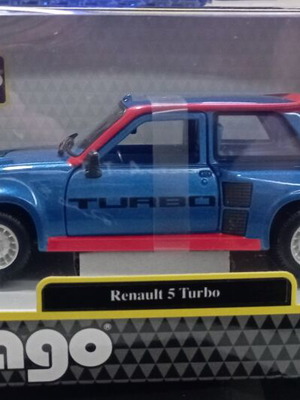 Αυτοκινητάκι Burago Renault 5 Turbo καινούργιο, κλίμακα 1:18