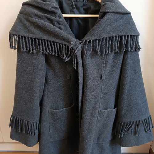 Naf Naf coat used, gray, size 38