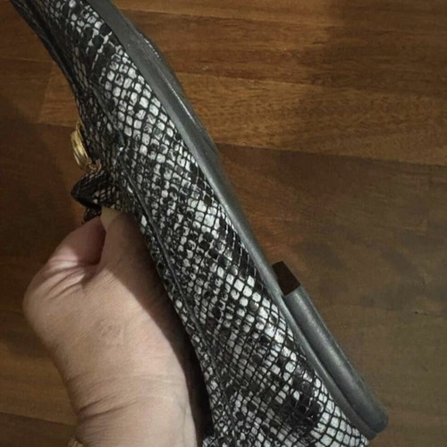 Tsouderos snake print loafers size 39 new, genuine leather
