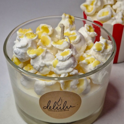 Pop Corn Soy Wax Scented Candle new