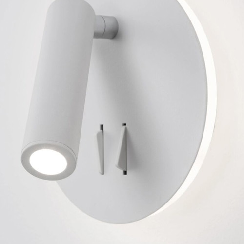 Wall spot LED 9W 3000K white, new, aluminum and acrylic