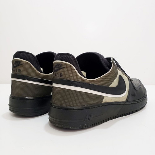 Nike Air Force 1 React sneakers used, size 41.5-42, black and green