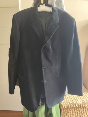 Calvin Klein men's jacket black with subtle stripe XXL like new