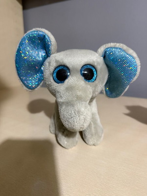 Authentic TY Beanie Boos elephant small size like new