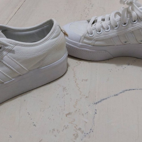 Adidas Nizza shoes like new, white and black, size 41-41.5