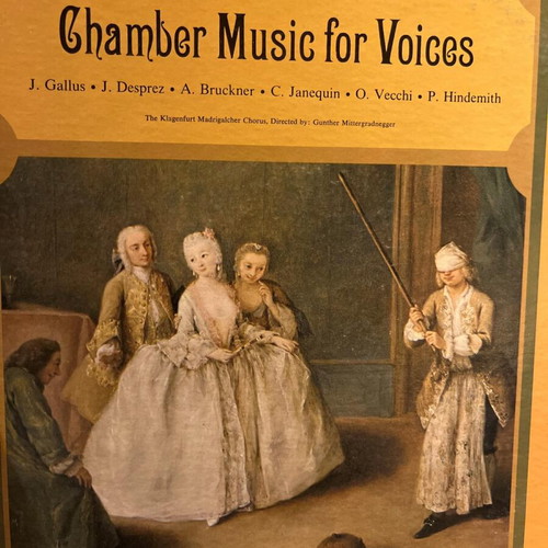 Chamber Music For Voices by The Klagenfurt Madrigalchor used