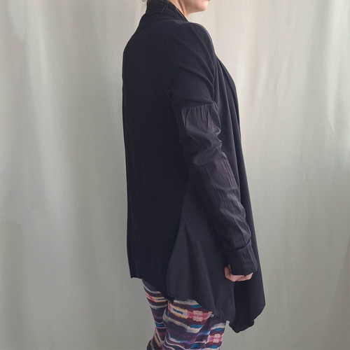 Ivan Grundahl Copenhagen women's open cardigan size L black like new