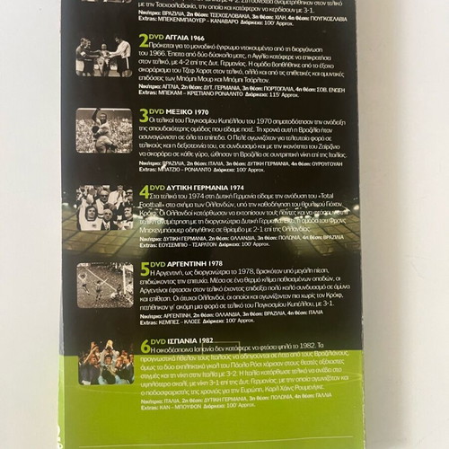 FIFA World Cup 1962-2006 used, box set with 12 DVDs