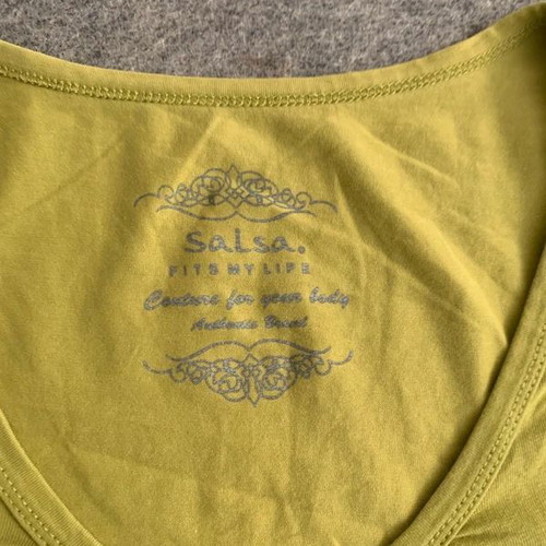 T-shirt Salsa used, size M, yellow and green