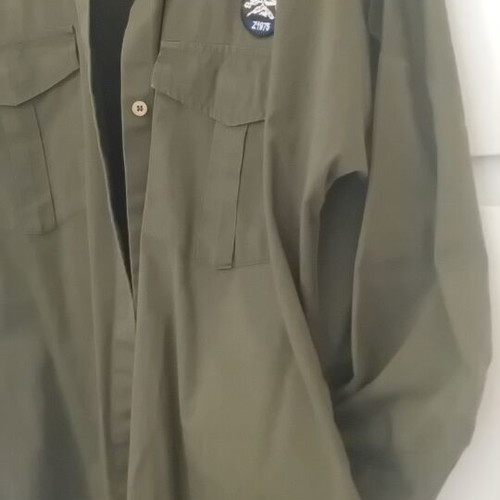 Zara olive shirt jacket small like new with pockets