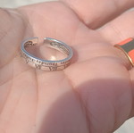 Silver 925 Adjustable Ring like new