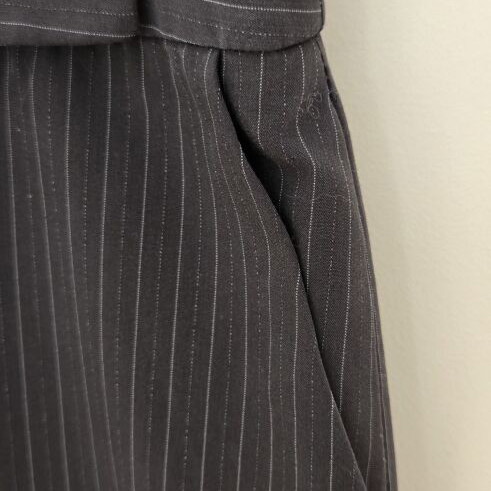 Senso Unico shorts like new, size L 40 12, white and blue stripes