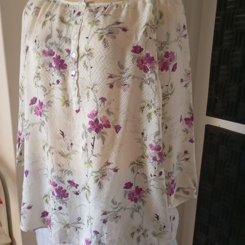 Massimo Dutti silk blouse new, size M, multicolor