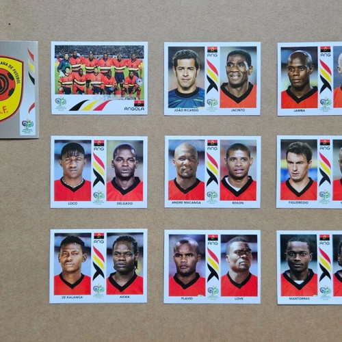 Panini World Cup 2006 Angola sticker set