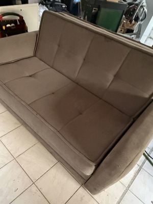 Sofa bed with storage used