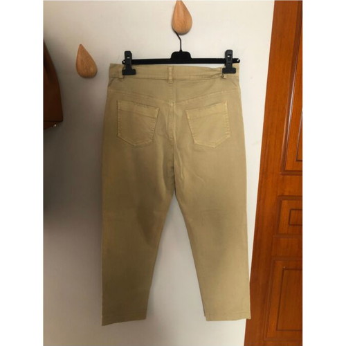 Souvenir cotton khaki crop pants size M used