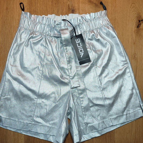 Silver shorts new, size M-L, Greek brand