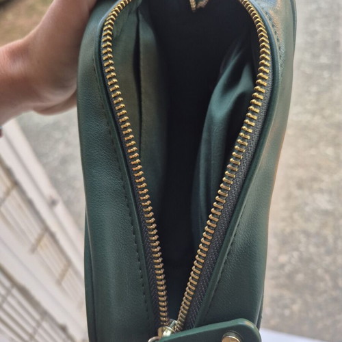 Harrods shoulder bag like new, black and green