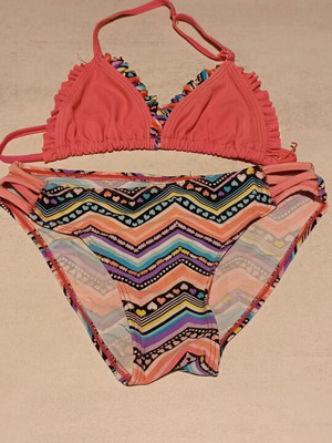 Bikini for girl 10 years like new, multicolored