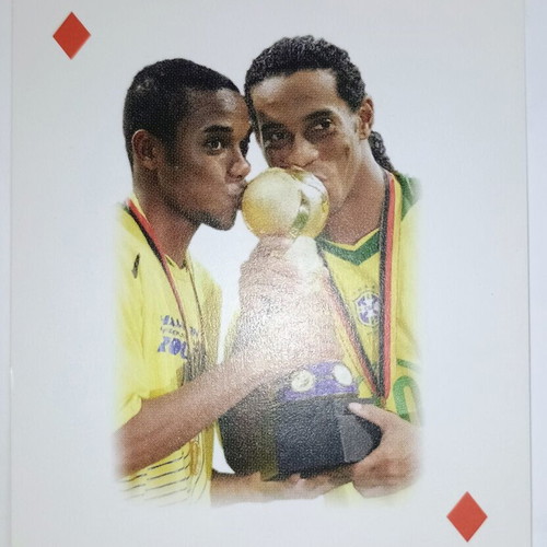 Ronaldinho & Robinho Collectible Card like new, Brazil 2006