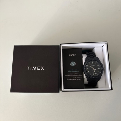 Timex wristwatch new, men's black