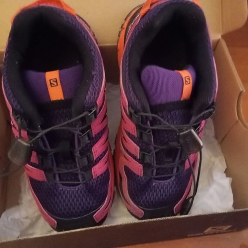 Children's athletic shoes size 31 like new purple and pink